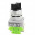 Uxcell On Off On Rotary 3 Position Selector Switch Power Ignition 10 Amp 660 Vac