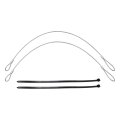Emergency Hood Release Cable Kit For Corvette C4 1984 1996 Replace Rp604802 2 Piece Steel Set Front Left And Right Placement