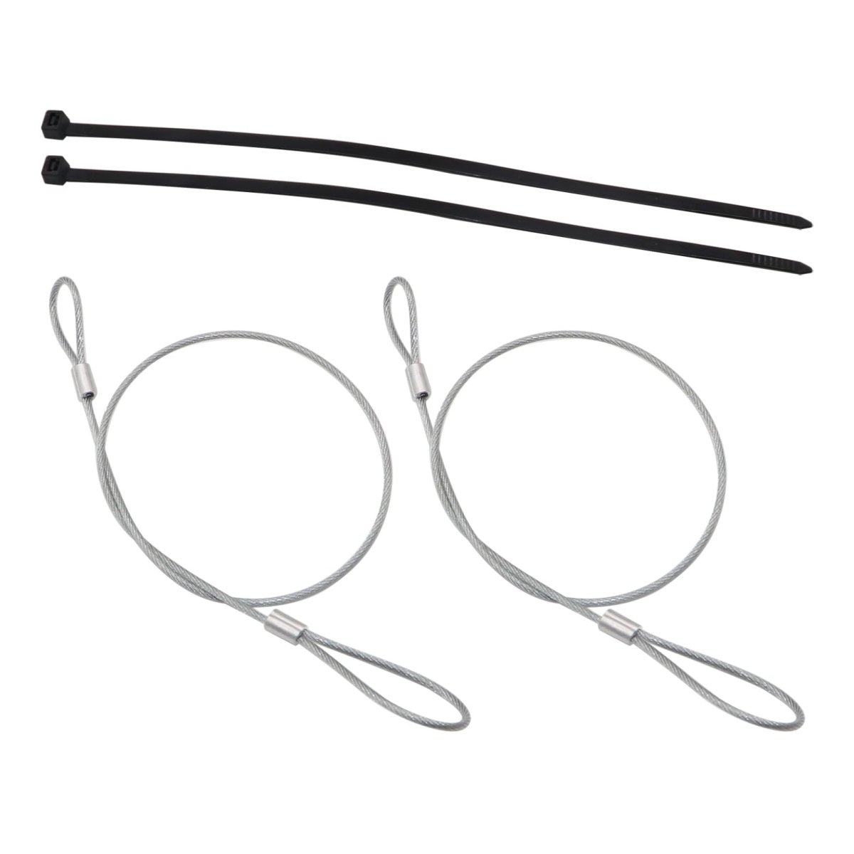 Emergency Hood Release Cable Kit For Corvette C4 1984 1996 Replace Rp604802 2 Piece Steel Set Front Left And Right Placement