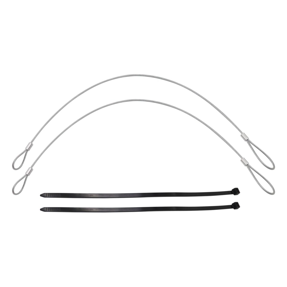 Emergency Hood Release Cable Kit For Corvette C4 1984 1996 Replace Rp604802 2 Piece Steel Set Front Left And Right Placement