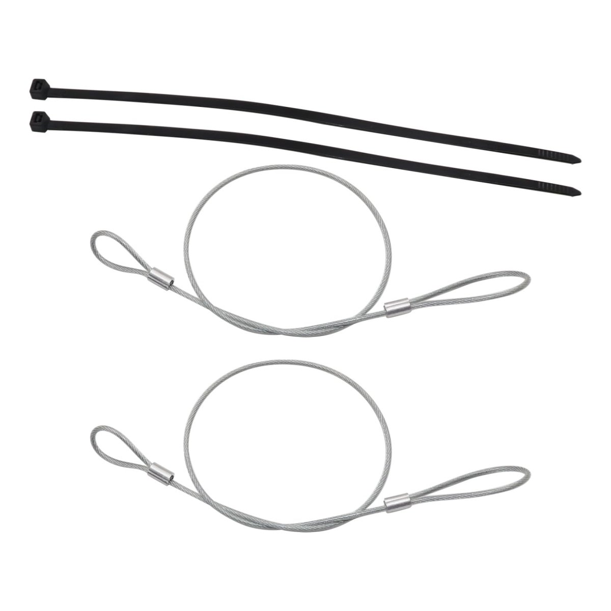 Emergency Hood Release Cable Kit For Corvette C4 1984 1996 Replace Rp604802 2 Piece Steel Set Front Left And Right Placement