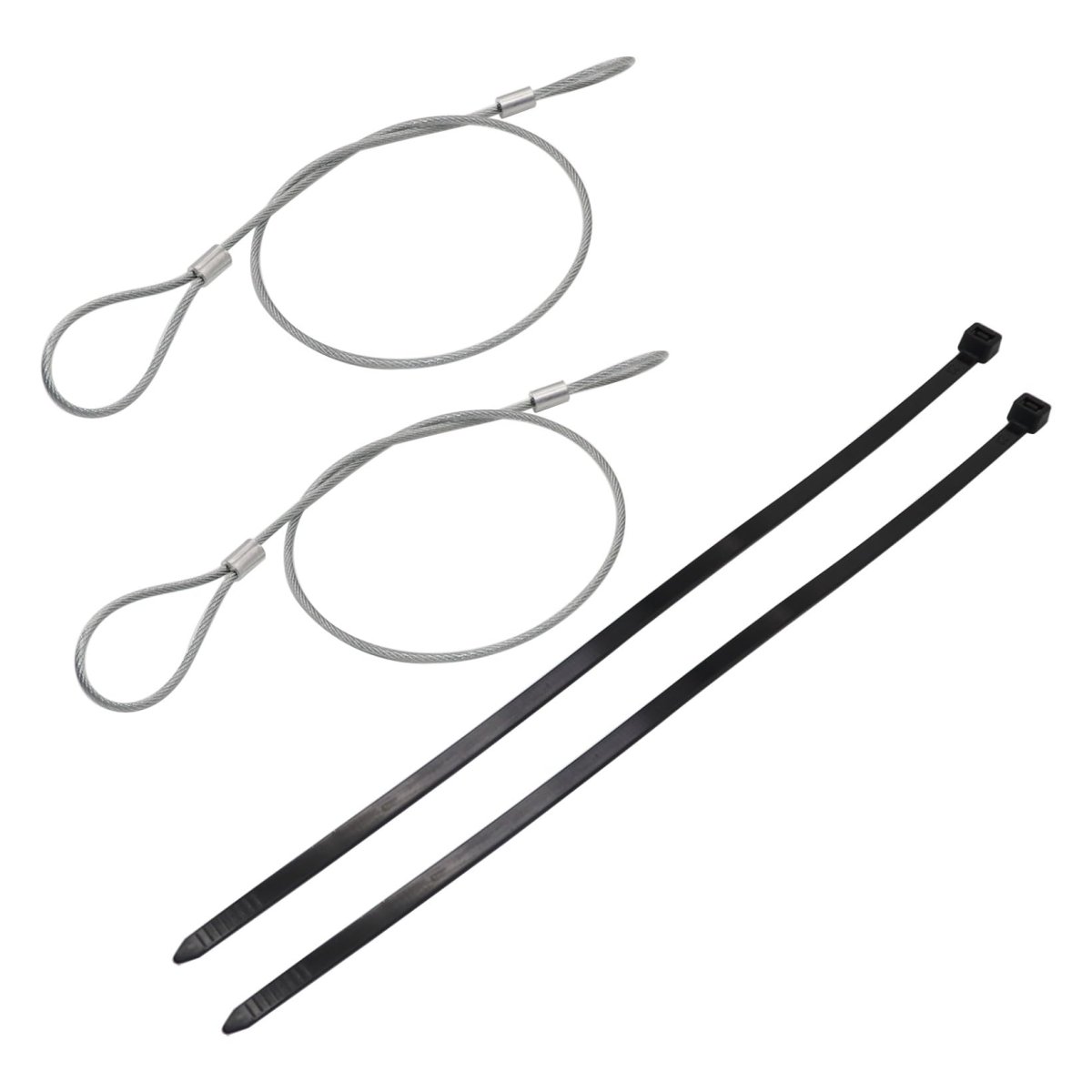 Emergency Hood Release Cable Kit For Corvette C4 1984 1996 Replace Rp604802 2 Piece Steel Set Front Left And Right Placement