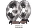 Rear Ceramic Brake Pad And Rotor Kit For 2016-2022 Chevy Malibu With 288mm Rotors Manual Parking 