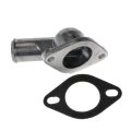 Coolant Thermostat Housing For Gmc C1500 K1500 1996 1997 1998 1999 Metal Natural Finish 45 Degrees Neck Angle 1 25 In Outside 