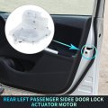 Rear Left Passenger Side Power Door Lock Actuator Motor For Honda Fit 2009-2014 Latch Assembly Replace White
