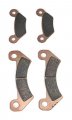Front Rear Brake Pad For A2 A3 T Military 4x4 Hpx615e Hpx815e John Deere Gator