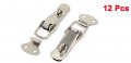 Uxcell 12pcs Drawer Cabinet Spring Loaded Straight Loop Toggle Draw Latch