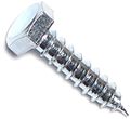 Hex Lag Screws 1 4 In Diameter By Length Zinc Plated Alloy Steel External Head Pack Of 100 