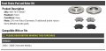 Front Semi-metallic Brake Pad And Rotor Kit Compatible With 2004-2008 Chevy Malibu 276 Mm Disc Diameter