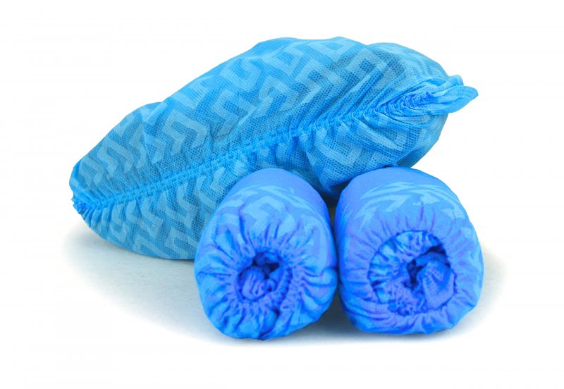 G F Products X-large Premium 100 Pack 50 Pairs Disposable Boot Shoe Covers Durable Water Resistant Non-slip Non-toxic