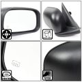 Oe Style Powered Heated Right Passenger Side View Door Mirror Compatible With Dodge Dakota 05-11