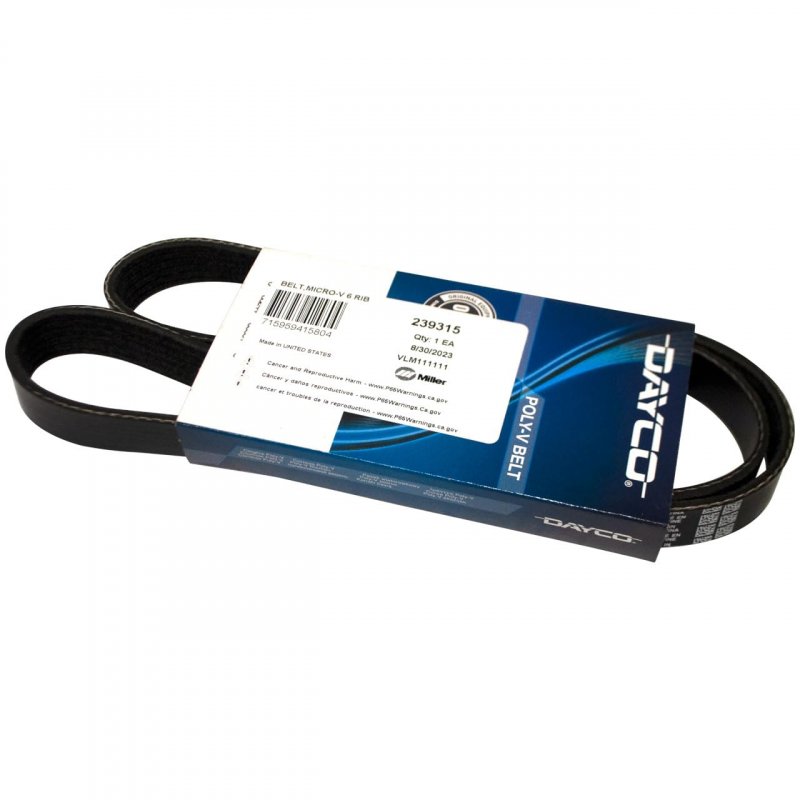 239315 Micro V 6 Rib Belt For Vacuum Cleaner