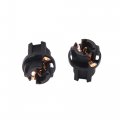 Uxcell 25 Pcs Black Car Instrument Dashboard T5 Light Lamp Bulb Socket Adapter Connector