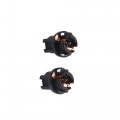 Uxcell 25 Pcs Black Car Instrument Dashboard T5 Light Lamp Bulb Socket Adapter Connector