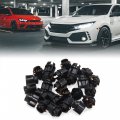Uxcell 25 Pcs Black Car Instrument Dashboard T5 Light Lamp Bulb Socket Adapter Connector