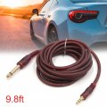 Uxcell 9 8ft Length 1 8 Inch Male To 4 Trs Car Stereo Audio Cable Amplifier Cord