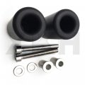 Smt-frame Slider Crash Protector Compatible With 1993-1999 Cbr 900 Rr 900rr Fireblade Blk B075vmcnhg