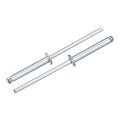 50pcs 1 8 X3 4 Round Head Blind Rivets Zinc-plated Carbon Steel Grip And Mandrel Cap Silver 
