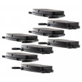 Niche Brake Pad Set For Honda Shadow Ace 750 1100 Fury Triumph Bonneville Bmw Front Rear Semi-metallic 4 Pack