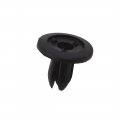 Wflnhb 100pcs Auto Car Door Fender 6mm Hole Push Plastic Rivets Retainer Clips Black