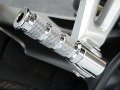 Set Of Four Chrome Foot Pegs For Kawasaki Ninja 250 Zx6 Zx6r Zx7 Zx7r Zx9 Zx9r Zx11