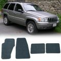 Floor Mat For 1999-2004 Jeep Grand Cherokee Front Rear Gray 4pc Nylon Car Carpets Carpet Liner By Ikon Motorsports A 2000 2001