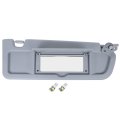 Aintier Right Passenger Side Sun Visor For 2006-2011 Honda Civic Withoutroof Clear Gray Sun With Lights Replace 83230-sna-a01zc 