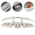 Dock Cleats Stainless Steel Boat Folding 217mm 8 5in Flip Up High Polished 316 Cleat For Watercraft Cruisers