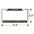 University Of California Irvine Mascot Full Size Standard License Plate Metal Frame
