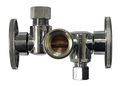 Quarter Turn 3 Way Valve 5 8-inch Od Inlet By Dual Handle Lead-free 