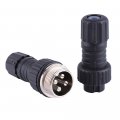 4 Pin Connector Male And Female Gx16 Even Joint Waterproof Aviation Plug