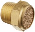 Flat Pneumatic Muffler Filter Sintered Bronze 1 8 Npt By Mettleair 