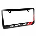 Ipick Image Made For Dodge Durango Red Stripe Black Metal License Plate Frame