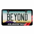 Ipick Image Made For Dodge Durango Red Stripe Black Metal License Plate Frame