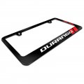 Ipick Image Made For Dodge Durango Red Stripe Black Metal License Plate Frame