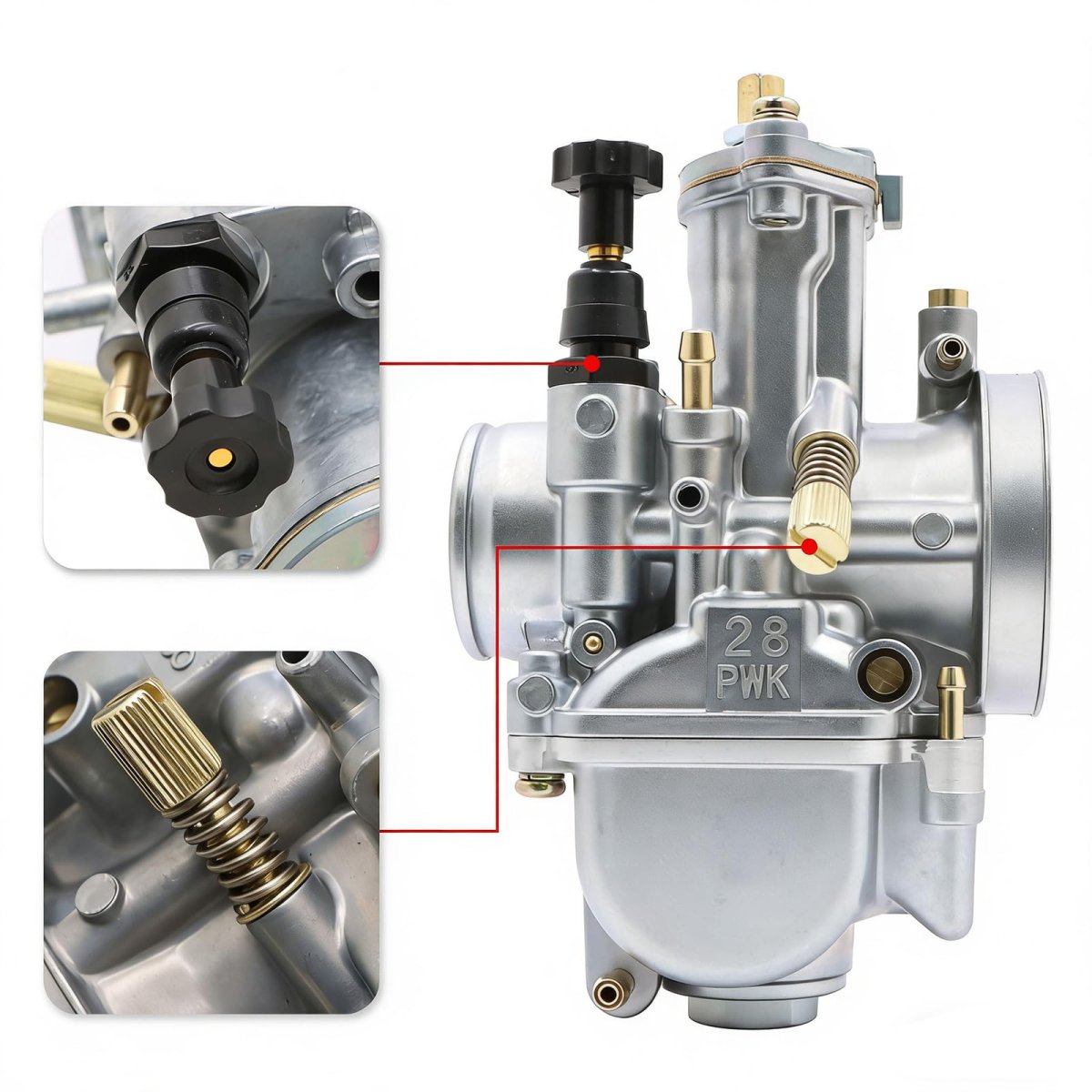Secos Pwk28 Carburetor Kit For Suzuki Rm65 2000-2007 Rm85 2002-2023 Replacement