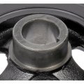 Harmonic Balancer For Hyundai Santa Fe 2010 2011 2012 Black Serpentine Drive Belt Keyway Type Replacement 2312425000 2312425050