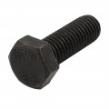 Uxcella 8 Grade M12x35mm Full Threaded Left Hand Thread Hex Head Bolt Black