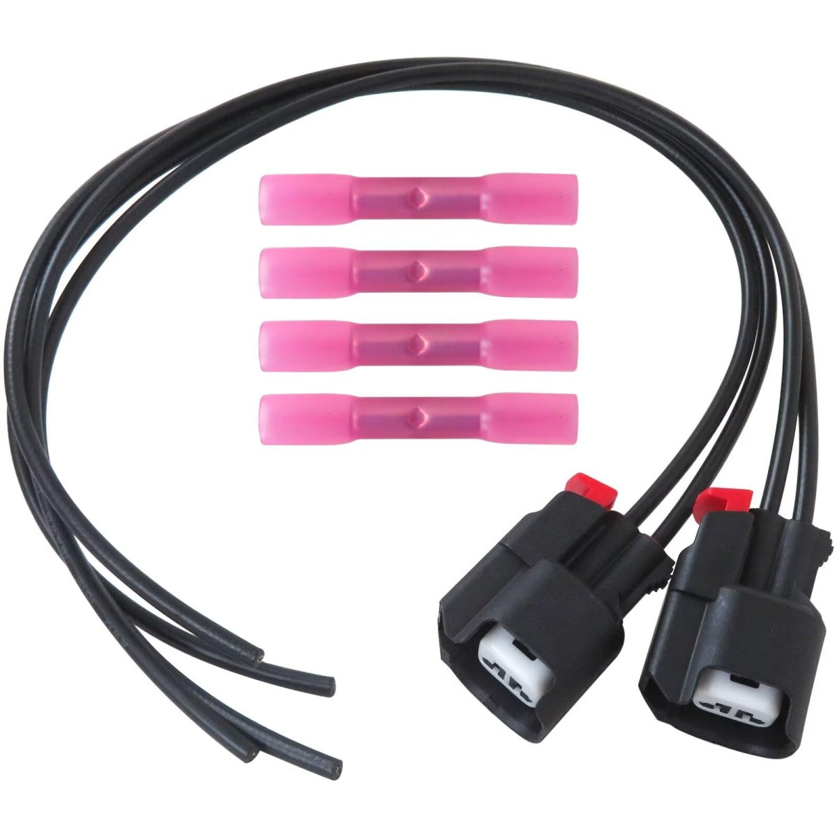 2 Pack Abs Wheel Speed Sensor Connector Pigtail Plug Wiring Harness For 2008 Chrysler Voyager Replace S-1895 645-134 19352068