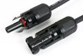 Temco 50ft 12 Awg Pair Solar Panel Extension Cables With M-f Connector Ends Black Red Qty 1