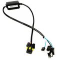 H4 9003 Bi-xenon Single Bulb Harness Connector Plug Controller 