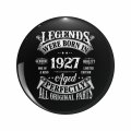 1080 Graphics 96th Birthday Vintage Legends Born In 1927 96 Years Old Key Chain Double Sided Stainless Steel Keychain 