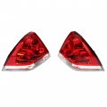 Hecasa Pair Halogen Tail Light Compatible With 2006-2016 Chevrolet Impala Limited Replacement For 25971597 25971598 Gm2800193