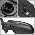 Ki1320170 Factory Style Driver Left Side Mirror Manual Folding Power Adjust Heated Glass Turn Signal Compatible With Rio 10-11