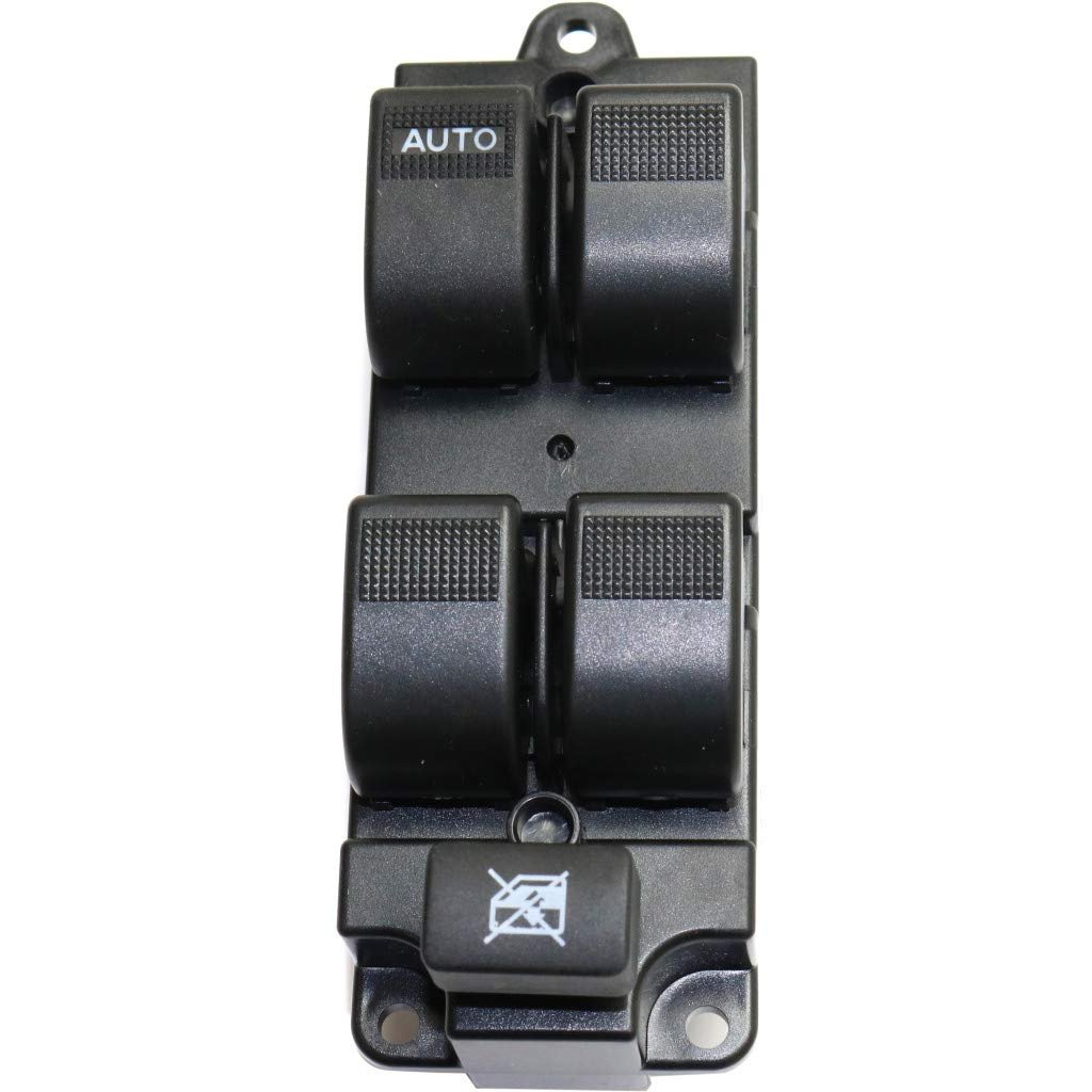 Mazda Mpv Window Switch 2001 To 2006 Front Driver Side Black 5 Button Power Replacement Part Clx M0 Usa Repm505227 Cl360a70