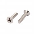 Uxcell M4x20mm 316 Stainless Steel Phillips Socket Flat Head Machine Screws 25pcs