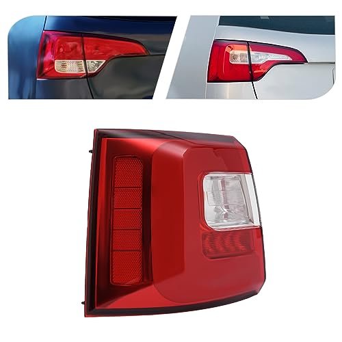 Tbvechi Tail Light For 2013 2014 2015kia Sorento Rear Outer Led Lights Lamps Left Driver Brake Taillights Taillamps Assembly