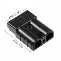 Uxcell 2 Set 50a Battery Quick Connector Kit Car Trailer Plug Connect Disconnect Black