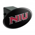 Northern Illinois University Secondary Logo Oval Tow Trailer Hitch Cover Plug Insert