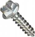 Zinc Plated Steel Sheet Metal Screw Hex Head 8 3 Length Pack Of 100 